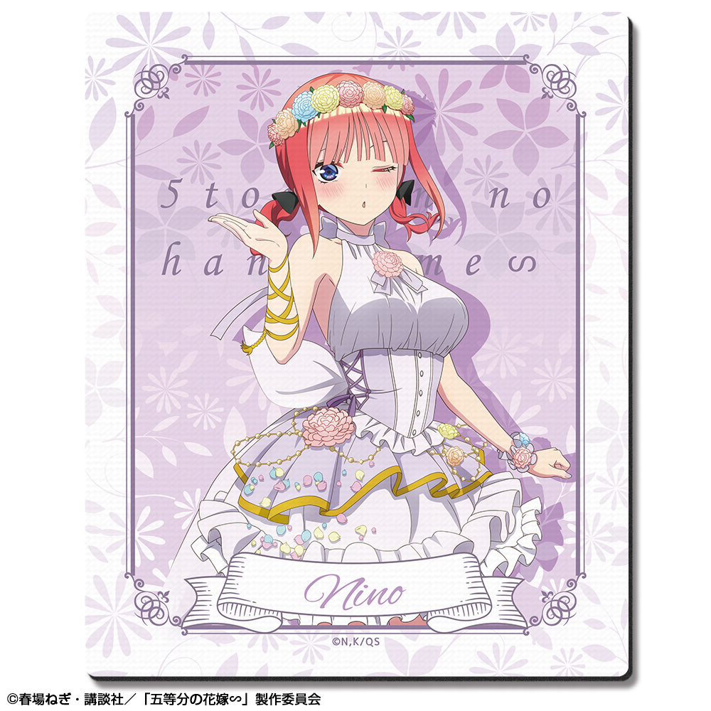 五等分の花嫁∽ ラバーマウスパッド デザイン02(中野二乃/花の妖精ver.)【描き下ろし】