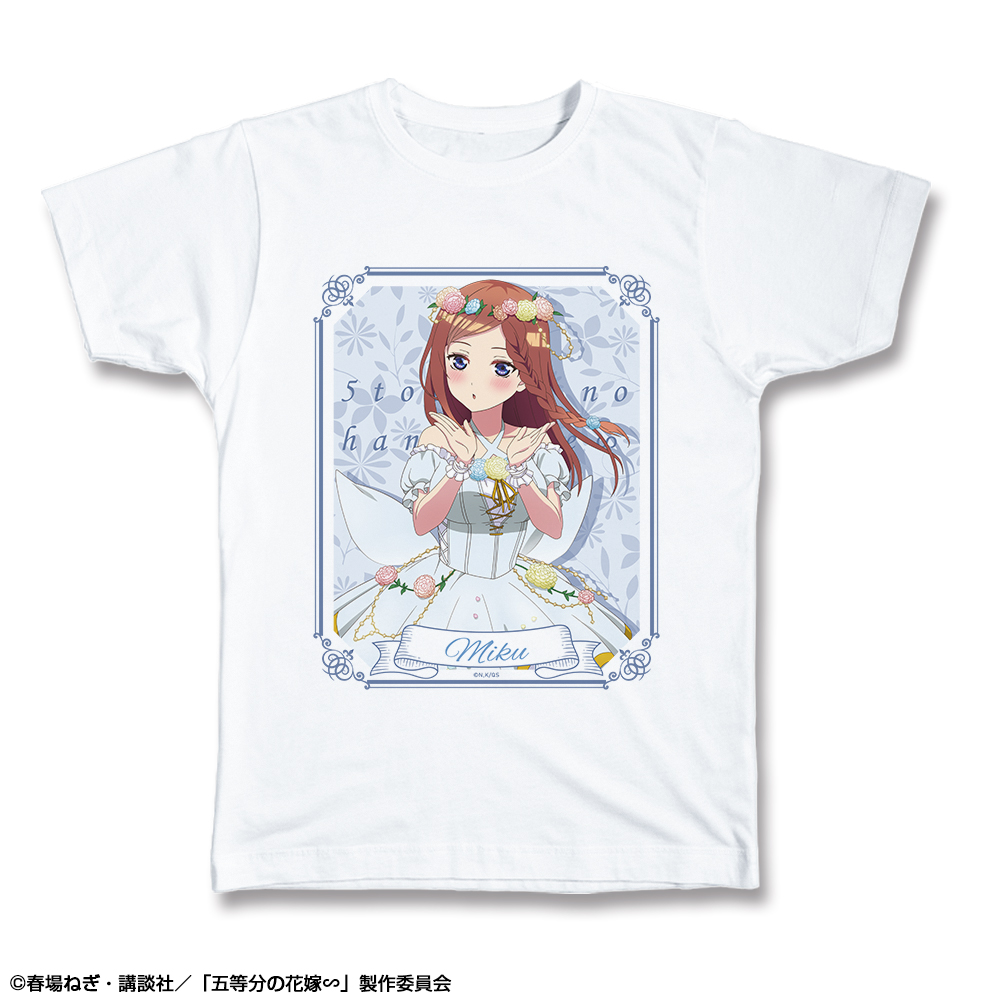 五等分の花嫁∽ Tシャツ XLサイズ デザイン03(中野三玖/花の妖精ver.)【描き下ろし】