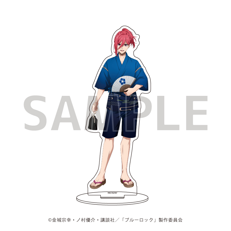 アクリルスタンド「TVアニメ『ブルーロック』」37/甚平ver. 千切 豹馬(描き下ろしイラスト)