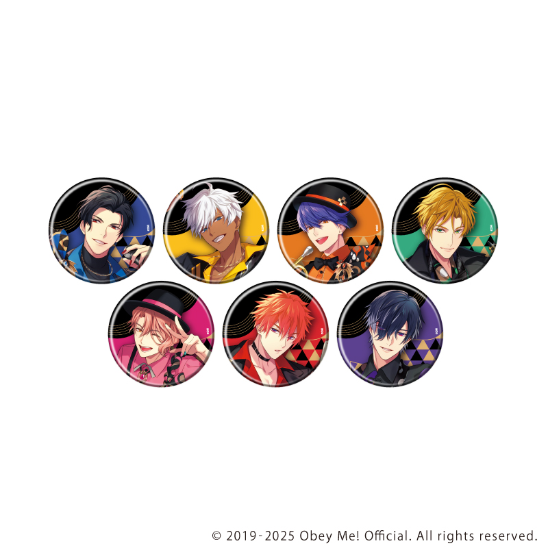 缶バッジ「Obey Me! Nightbringer」23/バンドver. ブラインド(全7種)(描き下ろしイラスト)