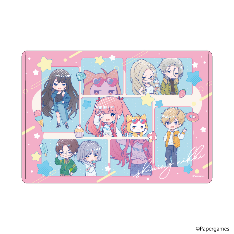 キャラクリアケース「シャイニングニキ」03/集合デザイン(POP Artイラスト)