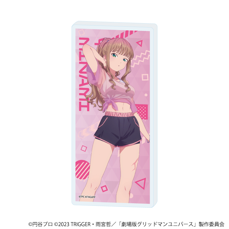 ミニアクリルブロック「グリッドマンユニバース」03/南夢芽 スポーツウェアver.(描き下ろしイラスト)