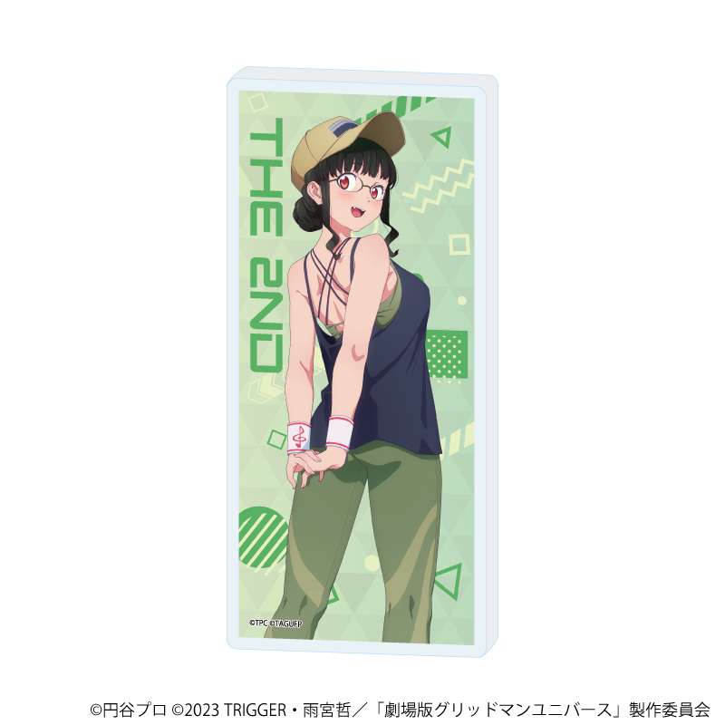 ミニアクリルブロック「グリッドマンユニバース」05/２代目 スポーツウェアver.(描き下ろしイラスト)