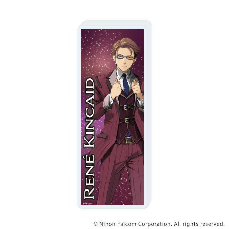 ミニアクリルブロック「英雄伝説 界の軌跡」15/ルネ?キンケイド(公式イラスト)