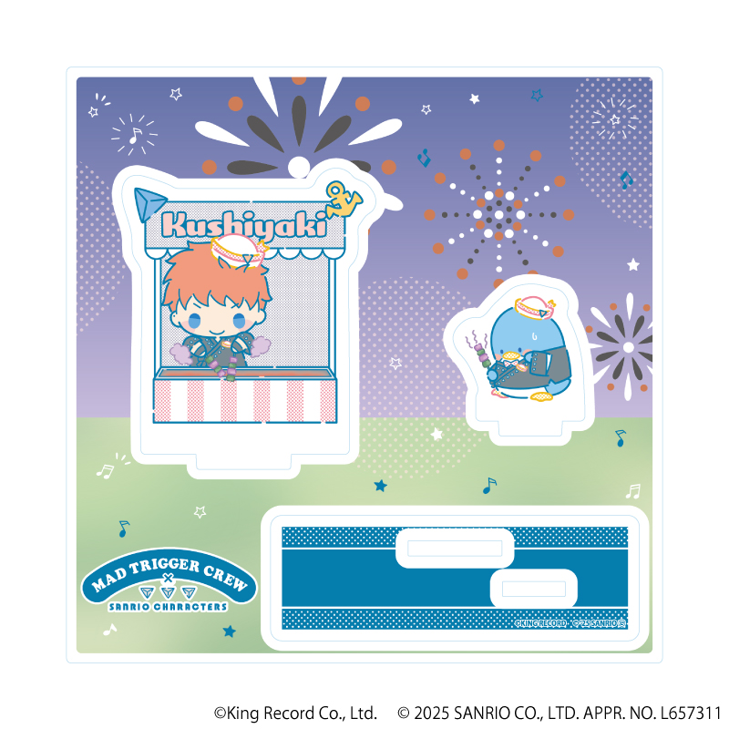 アクリルスタンドプレート「ヒプノシスマイク SANRIO NAKAYOKU EDIT」06/毒島 メイソン 理鶯