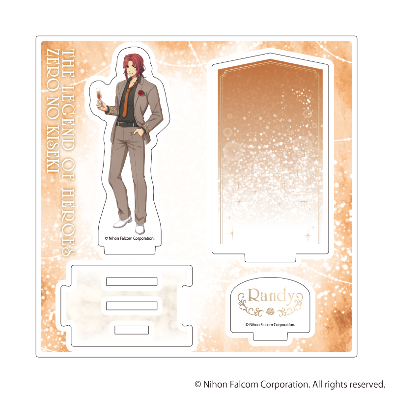 アクリルスタンドプレート「英雄伝説 零の軌跡」04/ランディ?オルランド(描き起こしイラスト)