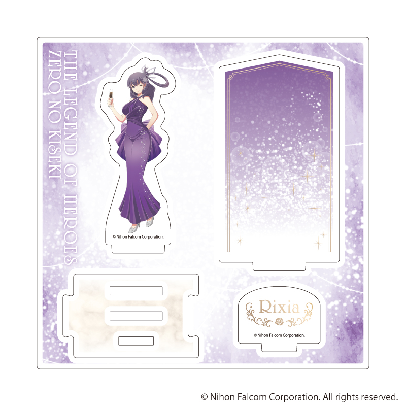 アクリルスタンドプレート「英雄伝説 零の軌跡」08/リーシャ?マオ(描き起こしイラスト)