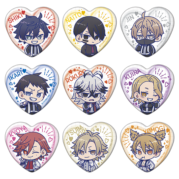 桃源暗鬼 ハート型キャラバッジコレクション